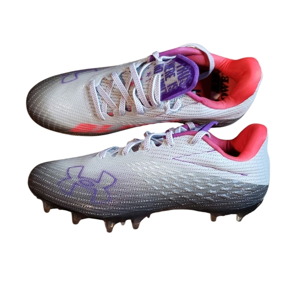 Under Armour  NEW Blur Smoke Cleats 8.5 NEW - Picture 1 of 5